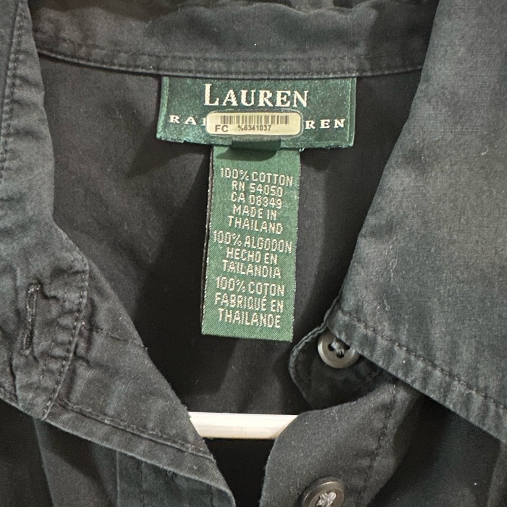 Ralph Lauren Black Button-Up Shirt - Picture 2 of 3